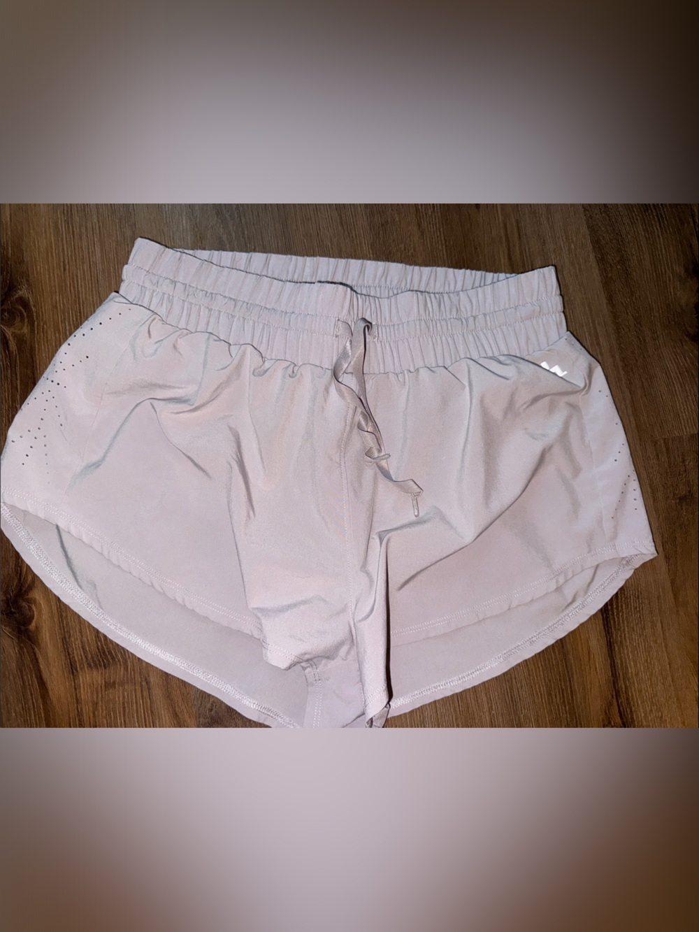 JoyLab lavender Athletic Shorts with Perforated Sides